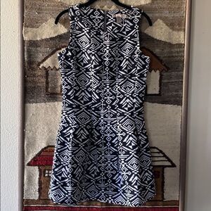 LOVE 21 Forever 21 Tribal print 50’s style dress
